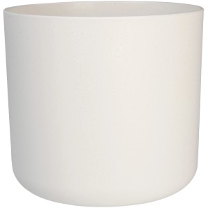 Vaso da fiori rotondo bianco Elho B.For Soft, Ø 18,3 cm, in plastica riciclata per interni.