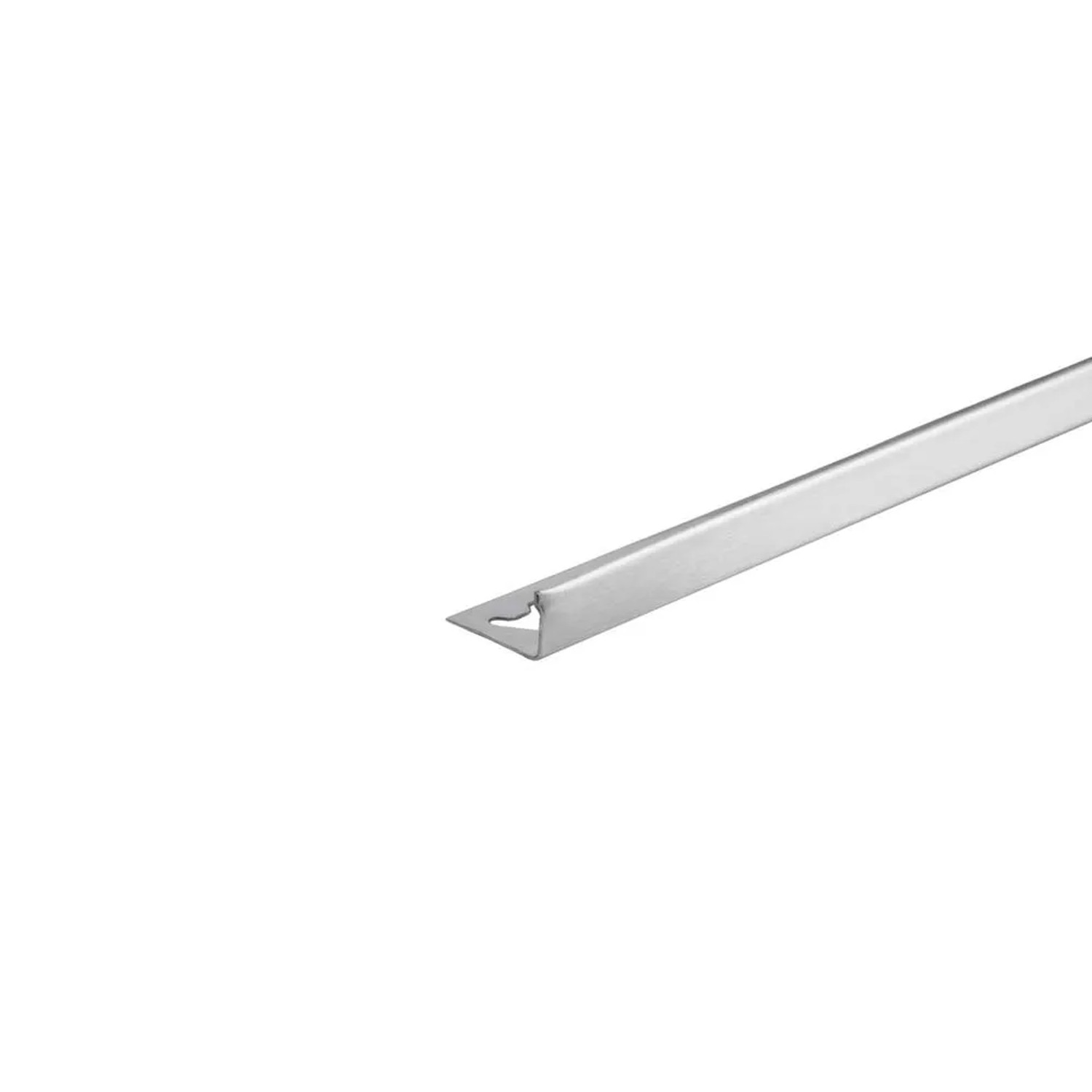Profilo Per Rivestimento Mattonelle Acciaio Inox Spazzolato 8 Mm-image