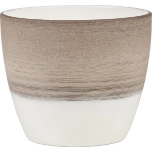 Scheurich vaso decorativo 950, Ø 14 cm, Espresso Cream, vaso in ceramica per interni.