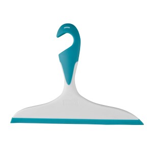 Wenko tergivetro Loano azzurro con gancio per bagno e doccia.