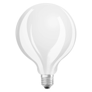 Lampadina LED Osram E27 a globo, 6,5W, 806 lumen, 16,8x12,4cm (H x Ø).