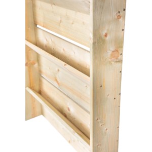 Pannello di recinzione in legno t.b.t. per recinzioni da giardino, vista dettaglio