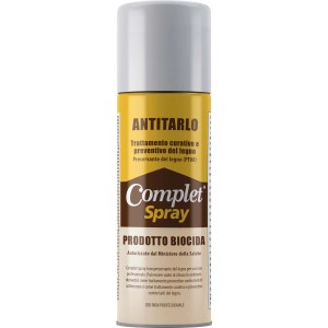 Antitarlo Complet®biocida curativo/protettivo del legno 200 ml spray