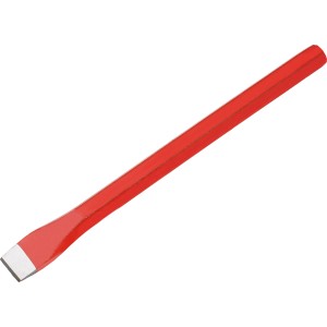 Scalpello piatto, larghezza 19 mm, per rimuovere residui di cemento e malta.