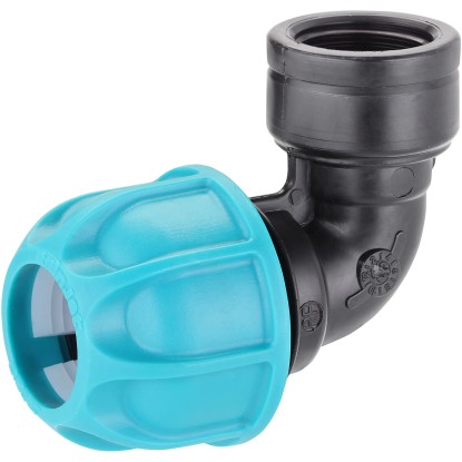 Claber raccordo a gomito Ø 25 mm filetto 20 mm (3/4")F