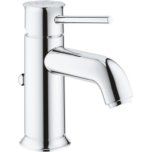 Miscelatore lavabo t.b.t. lucido per bagno e toilette ospiti.