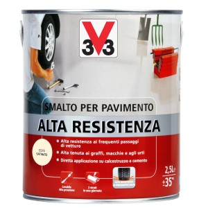 Barattolo di pittura per pavimenti "t.b.t." per rivestimenti resistenti.