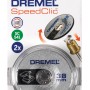 Disco abrasivo Dremel EZ SpeedClic SC541, confezione da 2, diametro 38mm per miniutensili.