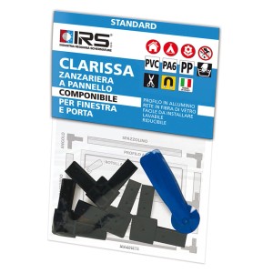 t.b.t. Zanzariera fissa per finestre e porte con accessori.