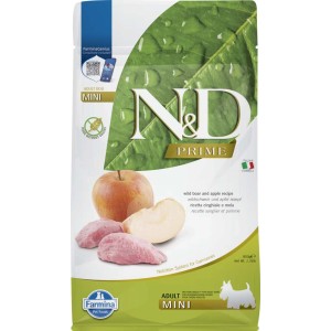 N&D Prime Mini cibo secco per cani con cinghiale e mela.