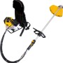 Decespugliatore t.b.t. con telaio di supporto per un lavoro confortevole.