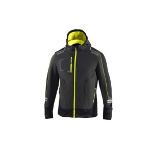 Giacca Softshell tecnico tre strati york tg XS grigio scuro