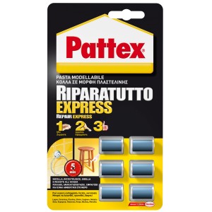 Pattex Pasta Riparatutto Express, Collanti, per riparazioni rapide, riempimento e modellazione.