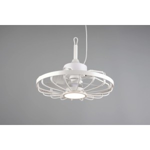 Plafoniera LED con ventilatore Oslo 2250 lm bianco caldo Ø 51x50 cm