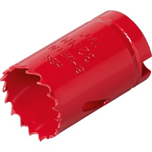 Seghe a tazza LUX Bi-Metallo rosse, Ø 32 mm, per trapani.