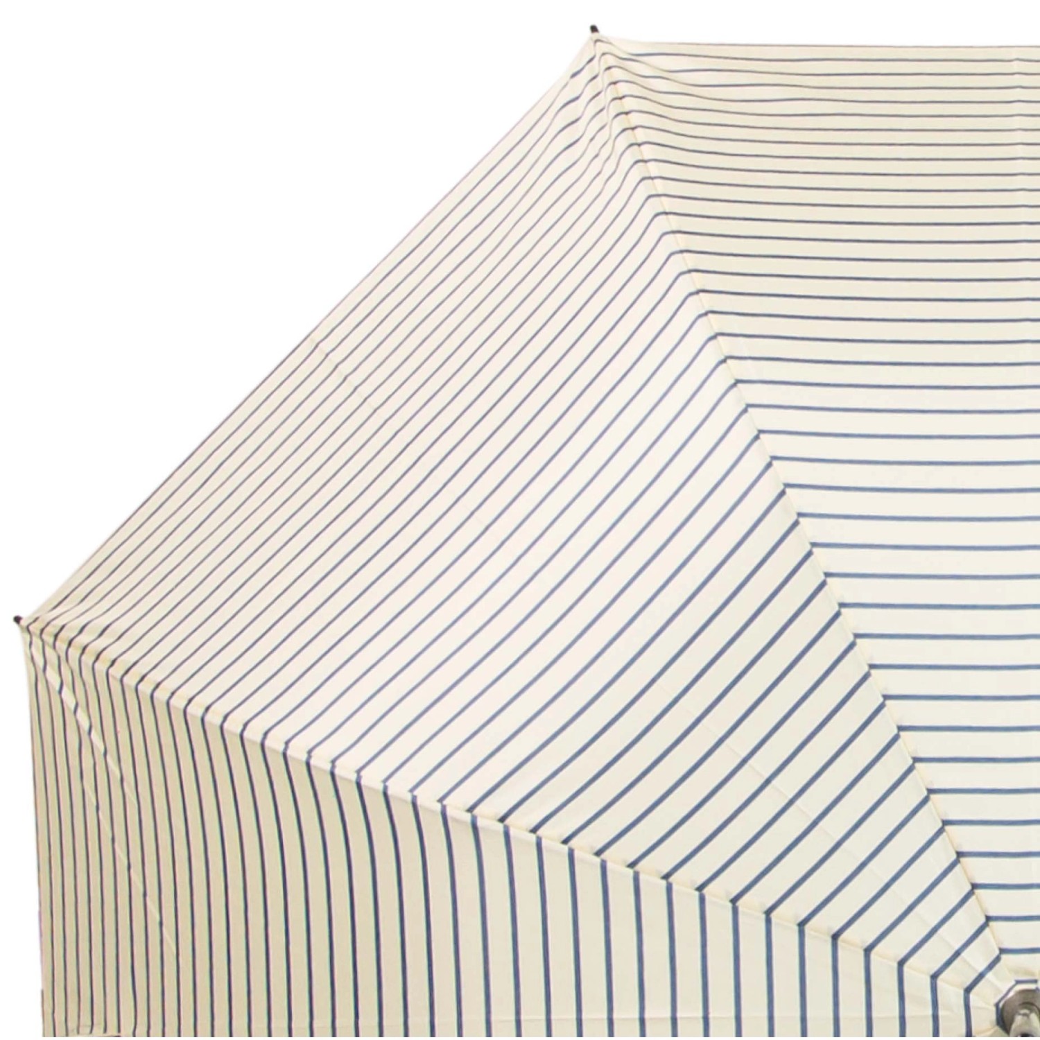 Abbigliamento da giardinaggio t.b.t. con motivo a righe blu e bianche.