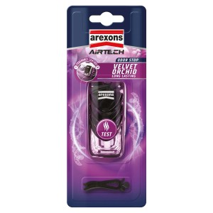 Arexons Airtech Velvet Orchid deodorante per auto con clip profumata per montaggio in auto.