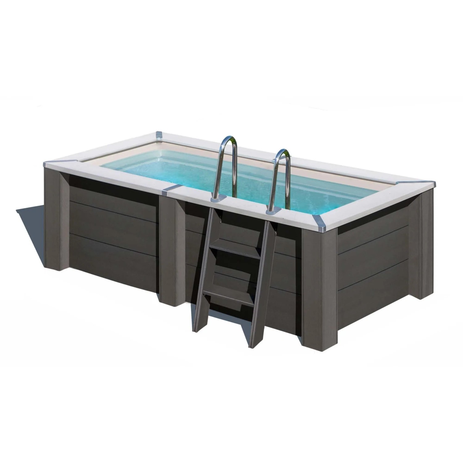 Piscina fuori terra in composite rettangolare Gre Avantgarde Nova 315x175 H96 cm_2
