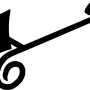 Rappresentazione astratta di un porta carta igienica.