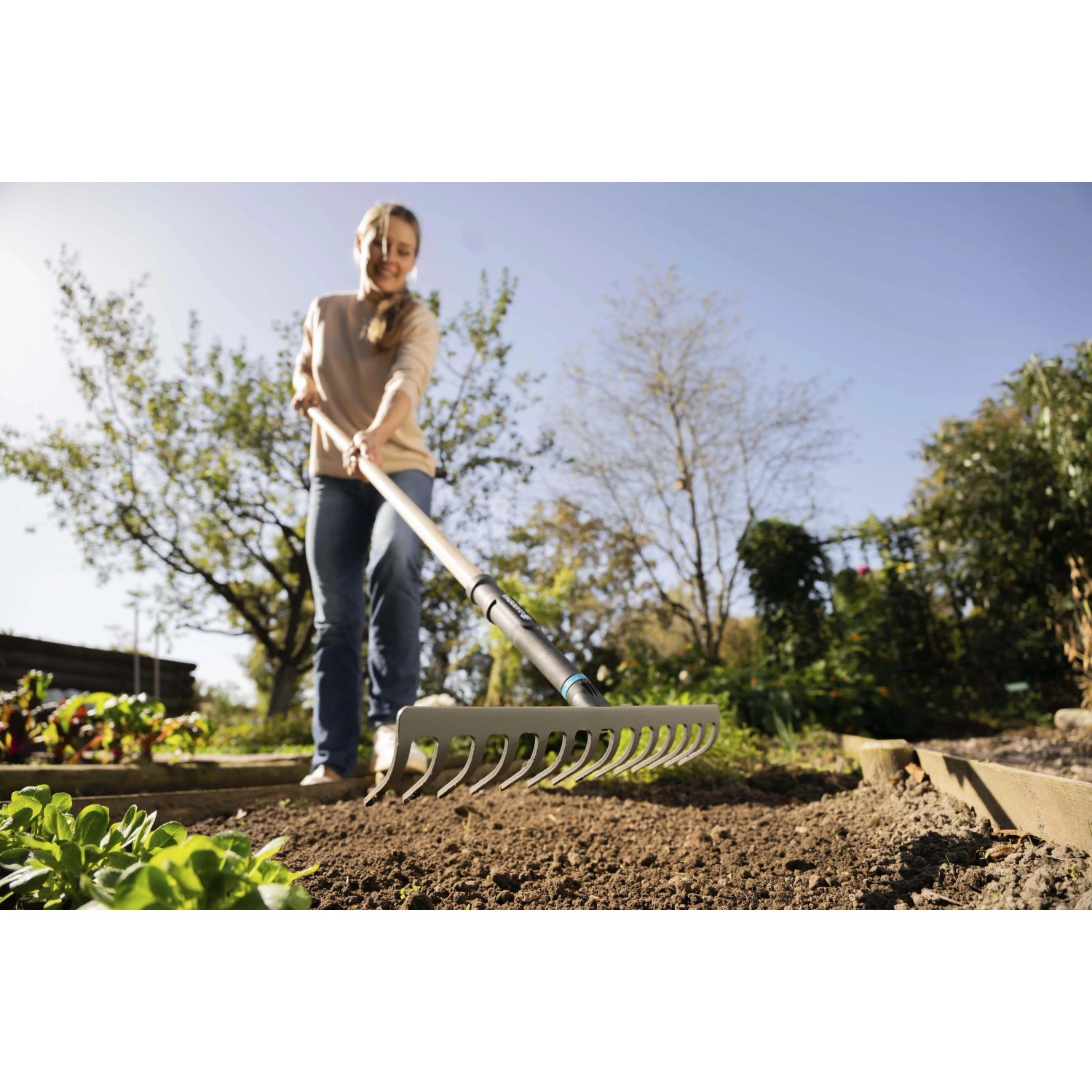 Rastrello Gardena PureLine in acciaio rivestito L 36 cm_4