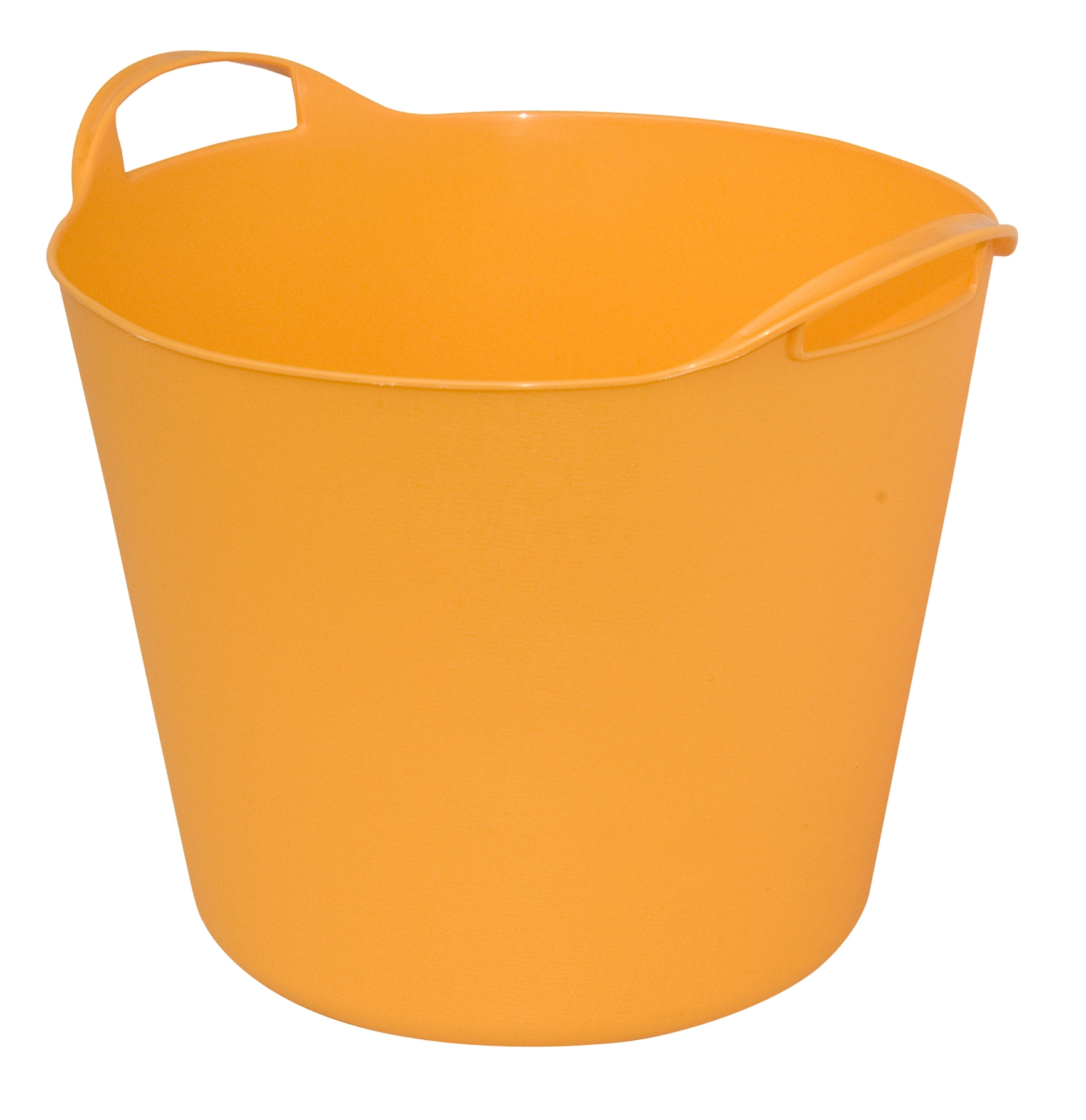 Cesto contenitore in plastica 25 l arancio