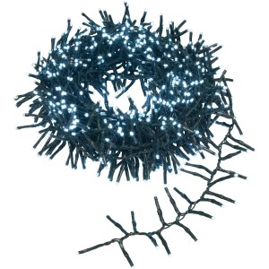 t.b.t. catena luminosa per esterni, arrotolata con LED bianco freddo.