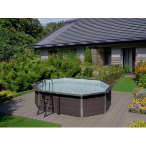Piscina in composite Avantgarde 524x386x124 cm ovale con LED