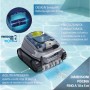 Robot piscina a batteria Zodiac CBAT - CNX-Li 5220 iQ, grigio. Pulitore per piscine senza fili per piscine fino a 50 m².