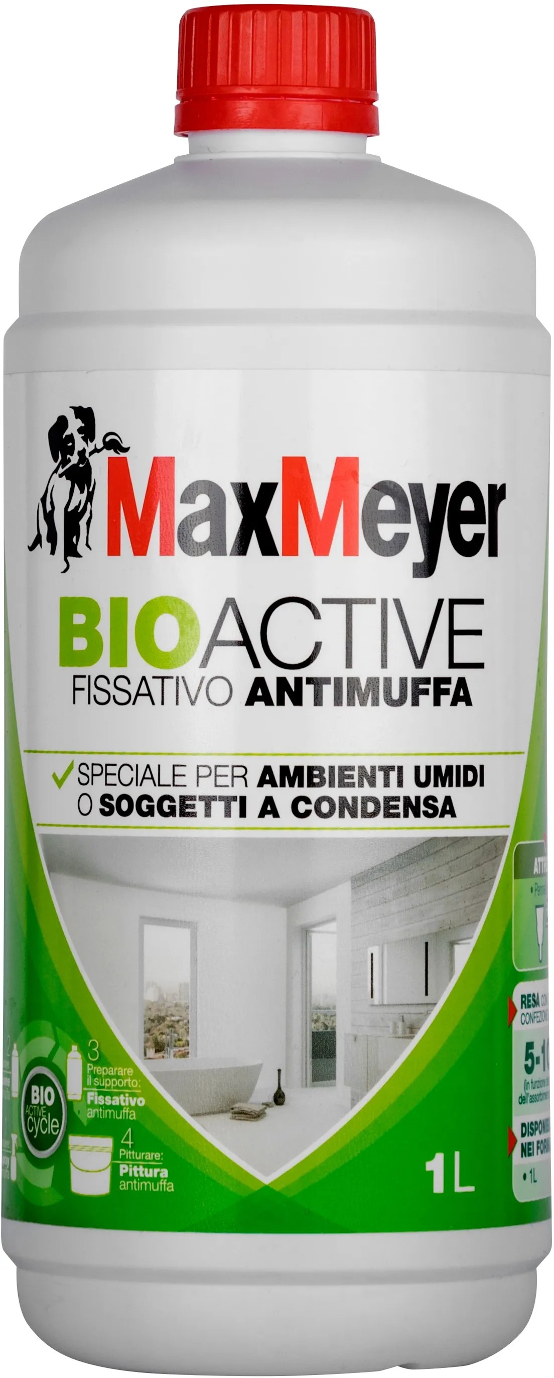 Fissativo Antimuffa Per Pareti - Primer Consolidante Acrilico | Per Interni Ed Esterni | CAMP - Foto 8