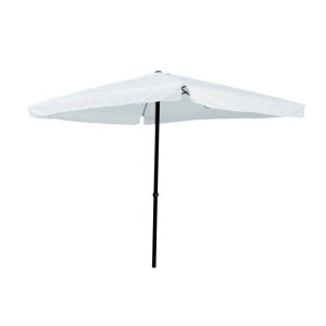 Ombrellone da giardino palo centrale Garden Friend Quadro 3x3 m bianco