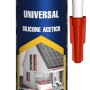 Cartuccia bianca di silicone universale Tytan, adatta per interni ed esterni.