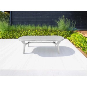 Tavolo allungabile da giardino Pagoda in plastica 180-230x30x90x cm