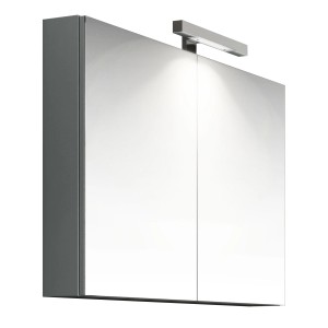 Specchiera t.b.t. con illuminazione.