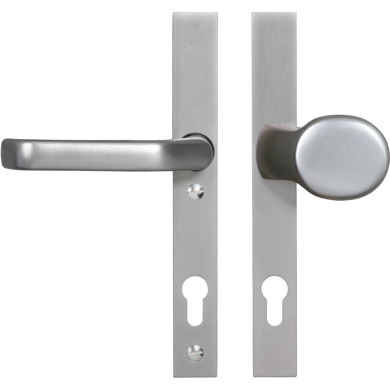 Placca Esterna Con Pomolo Verniciata Nero Con Cilindro Con Combinazioni