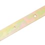 Bandella per cardine zincata gialla, 300x40 mm, per collegamenti mobili di porte e cancelli.