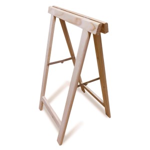 Cavalletto in legno t.b.t. per lavori di costruzione e hobby.