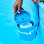 Summer Fun Skimmy 2 sistema di filtraggio a sospensione in piscina, design blu. Skimmer per piscina per la pulizia della superficie dell'acqua.