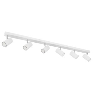 Faretto Globo Robby a 6 luci bianco 1150x60x120 mm