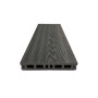 Piastrelle da esterno doga WPC WOOD double face antracite 161x2000 mm_3