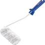 Rullo per dispersione LUX 12cm con pelo lungo in poliestere per superfici ruvide.