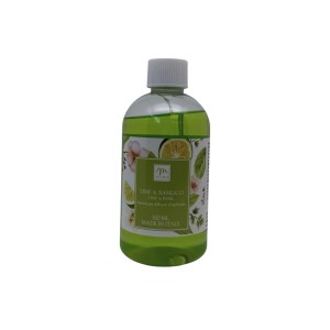 Ricarica per diffusore di essenza lime e basilico 500 ml