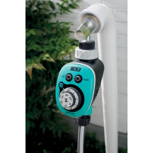 Centralina per irrigazione t.b.t. per irrigazione automatica del giardino.