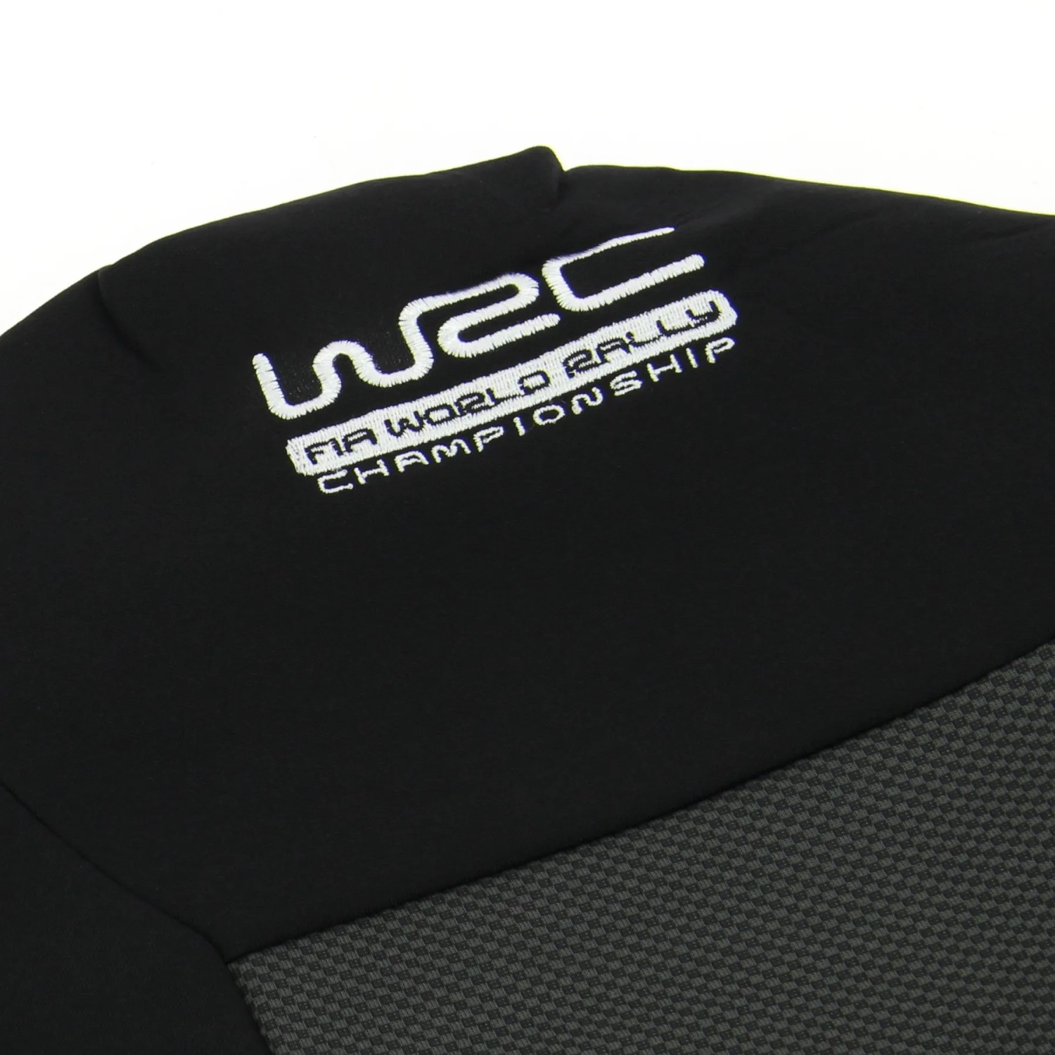 Coprisedile auto nero con logo WRC per accessori interni auto.
