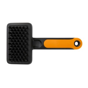 Spazzola massaggiante in silicone per animali rimuovi peli superflui