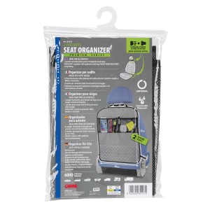 t.b.t. Organizer auto per sedile posteriore, ideale per accessori auto.