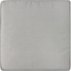 Cuscino di ricambio Concrete per sgabello lounge Vermont, quadrato, grigio chiaro.
