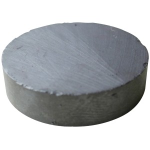 Magnete nero Hettich per bacheca, diametro 18 mm, per superfici metalliche.