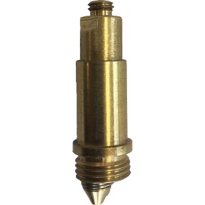 Valvola in ottone per sifone lavabo, dettaglio.