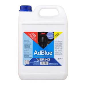 Tanica AdBlue WORING, 5 litri. Per motori diesel, riduce gli ossidi di azoto.