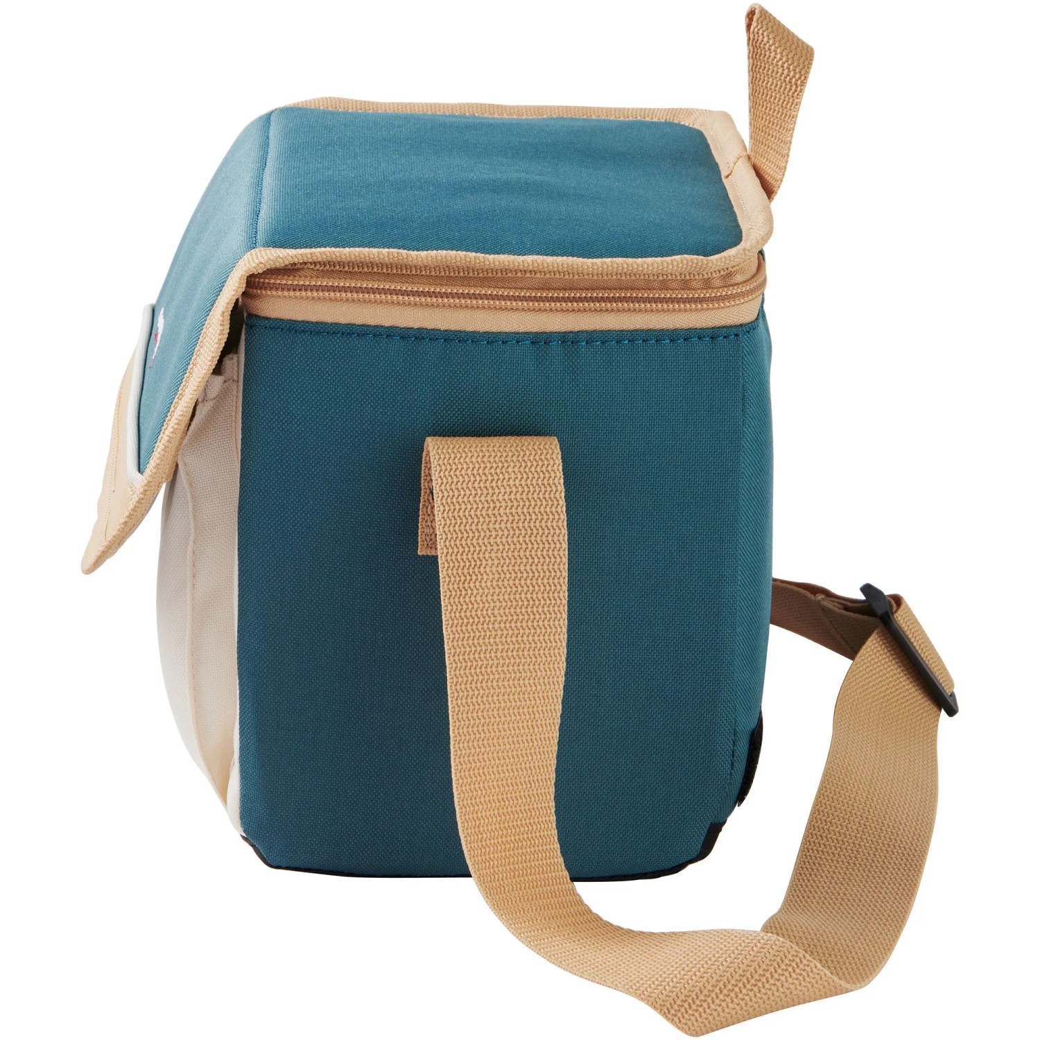 Borsa frigo Campingaz Fold'N Cool Minimaxi, 5 l, bianco-turchese, con tracolla.